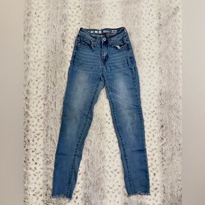 S.O.N.G PERFECT high rise skinny ankle jeans | SIZE:0/24